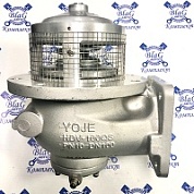 Клапан донный DN-100 (HDV-100S) 4" (пневмо управление, с квадратным фланцем, 4 отв.)
