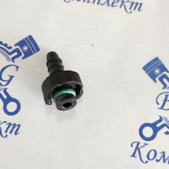 Штуцер быстросъемный топливопровода (прямой, боковой фиксатор) D12-ID8-180 8х10