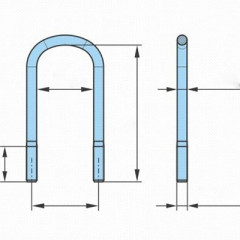 Стремянка М24х1,5 / L=381 прицепа НЕФАЗ 96742-2912408