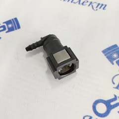 Штуцер быстросъемный топливопровода (уголок, под коннектор) D6.3-ID3-90 3х5