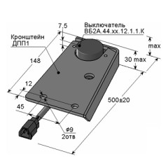 Датчик положения педали ДПП-1 КАМАЗ / ДПП-1-3843010