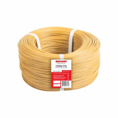 Провод ПГВА 1 х 0,50мм, ЖЕЛТЫЙ REXANT