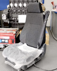 Сиденье водителя в сб.(с 3-х точеч. ремнем) Евро пневматическое н/о / ВП6520-6800100-11 "РИАТ"